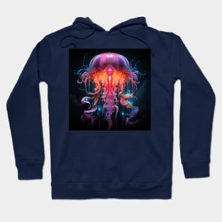 Neon Jellyfish #5 Hoodie